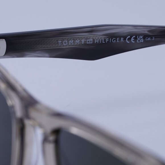 Tommy Hilfiger TH 2068/S 010A IR Sunglasses Beige Square Frame, Grey Lenses - Picture 6 of 11